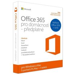 Microsoft 365 Family CZ - předplatné na 1 rok, elektronicky