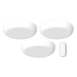 IMMAX NEO PRACTICO sada 3x SMART stropní svítidlo 18cm 24W bílé+dálkové ovládání Zigbee 3.0