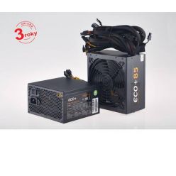 Eurocase ECO+85, 600W ATX zdroj, aPFC, 14cm fan, účinnost 85+