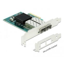 Delock gigabitová síťová karta, 2x SFP, LP, PCIe-x4