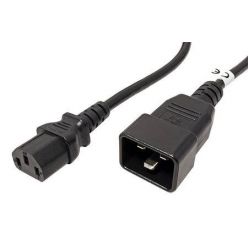 Síťový napájecí kabel 10A, 100-230V, C13 to C20