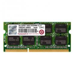 Transcend 4GB DDR3 1600MHz CL11, SO-DIMM