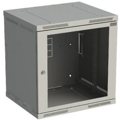 Solarix 19" nástěnný rozvaděč SENSA 12U 600mm, dveře sklo, šedý