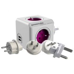 PowerCube ReWirable USB, rozdvojka se sadou cestovních adaptérů