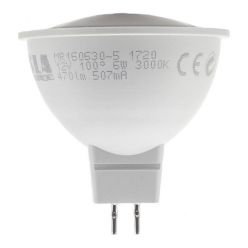 TESLA LED žárovka/ GU5,3/ MR16/ 6W/ 12V/ 470lm/ 3000K/ teplá bílá