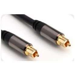 PremiumCord Kabel Toslink M/M, OD:6mm, Gold design  1m