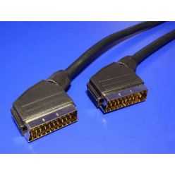 Kabel Scart(M) - Scart(M), 3m, zlacené konektory, stíněný