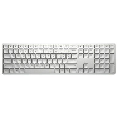 HP 970, programovatelná bezdrátová klávesnice, CZ, stříbrná