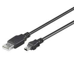 PremiumCord Kabel USB, A-B mini, 5pinů, 5m