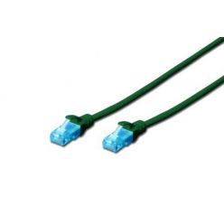 Digitus patch kabel UTP RJ45-RJ45 level CAT 5e 2m zelená