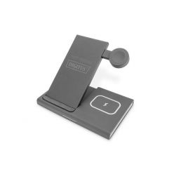 DIGITUS Nabíjecí stanice 3v1, bezdrátová pro Apple Watch, Airpods, iPhone