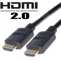 PremiumCord propojovací kabel HDMI 2.0, 0.5m, černý