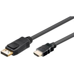Goobay DisplayPort-HDMI kabel, DP(M) -> HDMI M, 5m