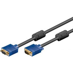 HQ SVGA kabel MD15HD-FD15HD, prodlužovací, s ferity, 5m
