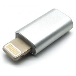 XtendLan adaptér z micro USB na Lightning, stříbrný