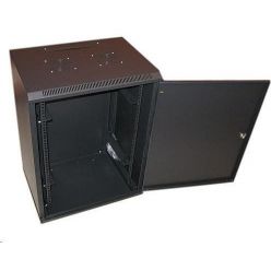XtendLan 19" jednodílný nástěnný rozvaděč 15U, hloubka 440mm, plné dveře, nosnost 60kg
