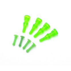 Primecooler PC-RS3UVG, gumové šrouby pro ventilátory, zelené, 4ks