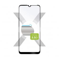 Ochranné tvrzené sklo FIXED Full-Cover pro Motorola Moto G50, lepení přes celý displej, černé