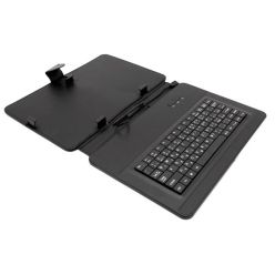 AIREN AiTab Leather Case 4, 10" pouzdro s klávesnicí, microUSB, CZ, černé