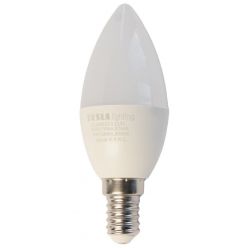 TESLA LED žárovka CANDLE svíčka/ E14/ 6W/ 230V/ 500lm/ 3000K/ teplá bílá