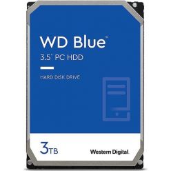 WD Blue 3TB, 3.5" HDD, 5400rpm, 256MB, CMR, SATA III
