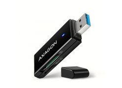 AXAGON CRE-S2N, USB 3.1 čtečka karet, SD/microSD, podpora UHS-I