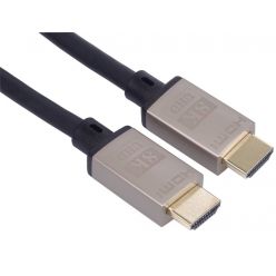 PremiumCord HDMI 2.1 kabel, kovové konektory, 1.5m