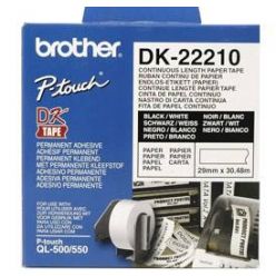 Brother - DK-22210 (papírová role 29mm x 30,48m)