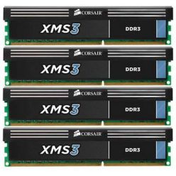 Corsair XMS3 4x4GB DDR3 1333MHz, CL9-9-9-24, DIMM, 1.5V