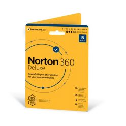 NORTON 360 DELUXE 50GB +VPN 1 uživatel pro 5 zařízení na 2  roky