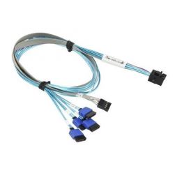 Supermicro kabel  SFF-8643 (SAS-HD) -> 4x SATA  Right Angle (60/60/60/60cm)