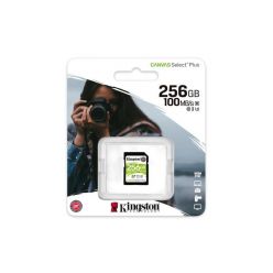 Kingston Canvas Select Plus 256GB SDXC karta, UHS-I U3, 100R/85W