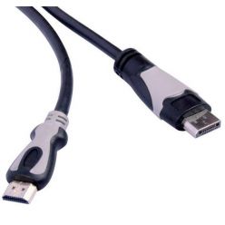 PremiumCord DisplayPort na HDMI kabel 2m  M/M