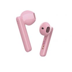 TRUST Primo touch, bezdrátová sluchátka do uší, růžová