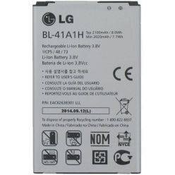 LG baterie BL-41A1H, Li-Ion, 2100mAh, bulk
