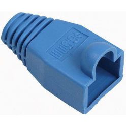 Krytka konektoru RJ45 na kulatý kabel, 1ks, modrá