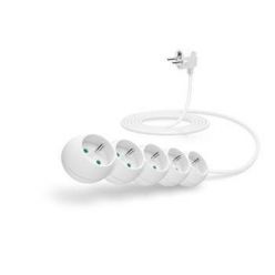 CONNECT IT prodlužovací kabel 230 V, 5 zásuvek, 2 m, bez vypínače (bílý)