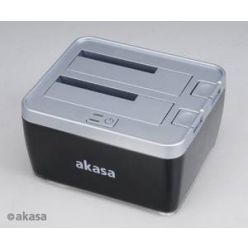 AKASA AK-DK02U3-EU DuoDock, dokina pro dva 2.5/3.5" SATA disky