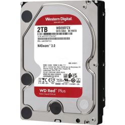 WD Red Plus 2TB, 3.5" HDD pro NAS, 5400rpm, 128MB, CMR, SATA III