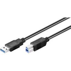 Goobay propojovací USB 3.0 A-B kabel, 5m, černý