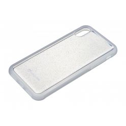 Adhezivní zadní kryt Cellularline SELFIE CASE pro Apple iPhone XS Max, transparentní
