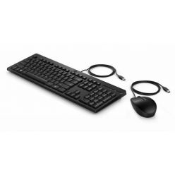 HP 225 drátový set klávesnice a myši. USB, CZ, černý