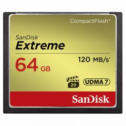 SanDisk Extreme 64GB CompactFlash karta, 120R/85W