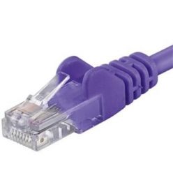 Patch kabel UTP RJ45-RJ45 level CAT6, 1m, fialová