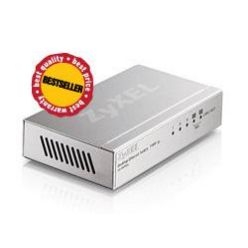 ZyXEL ES-105A, 5-port 10/100Mbps Ethernet switch, 2x QoS, desktop