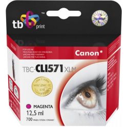 TB náhrada za Canon CLI-571XL M, purpurová, 12.5ml