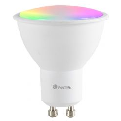 NGS Wi-Fi chytrá LED žárovka / 5W/ GU10/ 460lm/ 2100K- 6500K & RGB full color