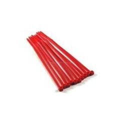 Sada 10ks svazovacích pásků 2.5mm x 100mm v UV červeném provedení