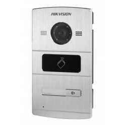 Hikvision DS-KV8102-IM - IP venkovní dveřní stanice, HD kamera, čtečka IC karet, 1x tlačítko
