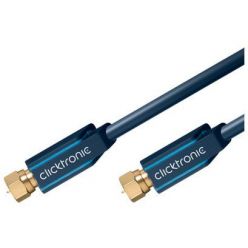 ClickTronic satelitní antenní kabel s F konektory, 3m